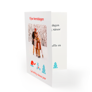 Kerstkaarten Dubbel A4 Staand (8 st)