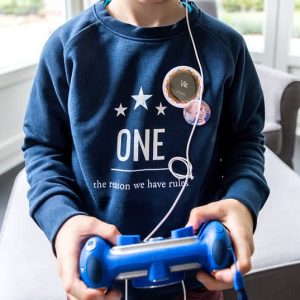 Sweater kind Marineblauw 12 - 14 jaar