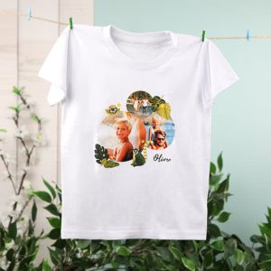T-shirt kinderen wit 7 - 8 jaar