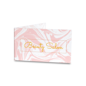 Gevouwen visitekaartjes liggend (50 st)