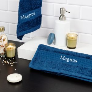 Gastendoekjes Marineblauw - Set van 2 (30 cm x 50 cm)